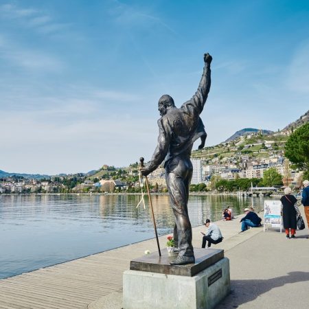 Statue Freddie Mercury à Montreux