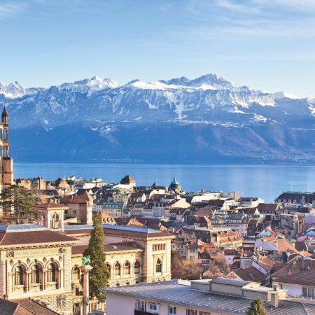 Lausanne vu cathédrale